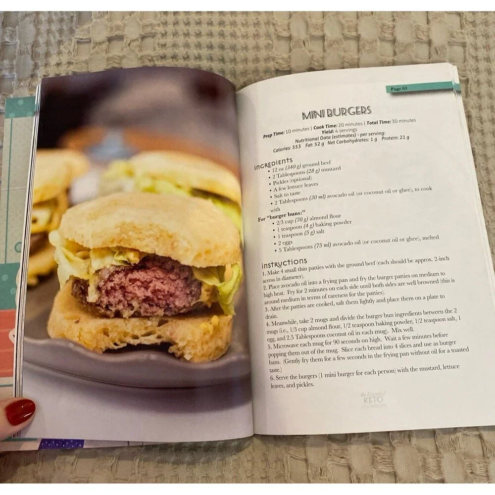 The Essential Keto CookBook & Keto Instant Pot Cookbook Recipes Photos‎ Low Carb